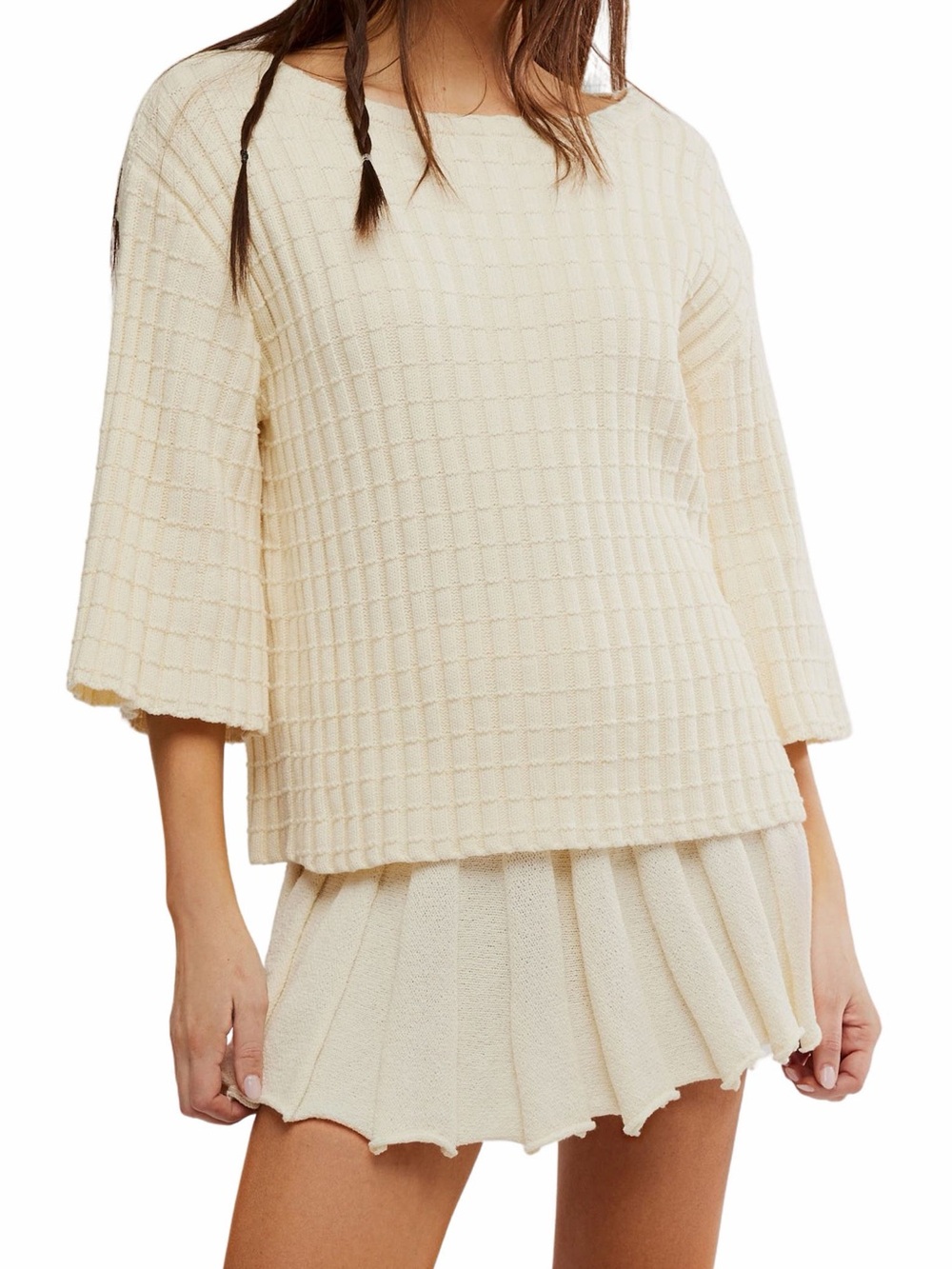 Free People Kenzie Sweater & Skirt Set